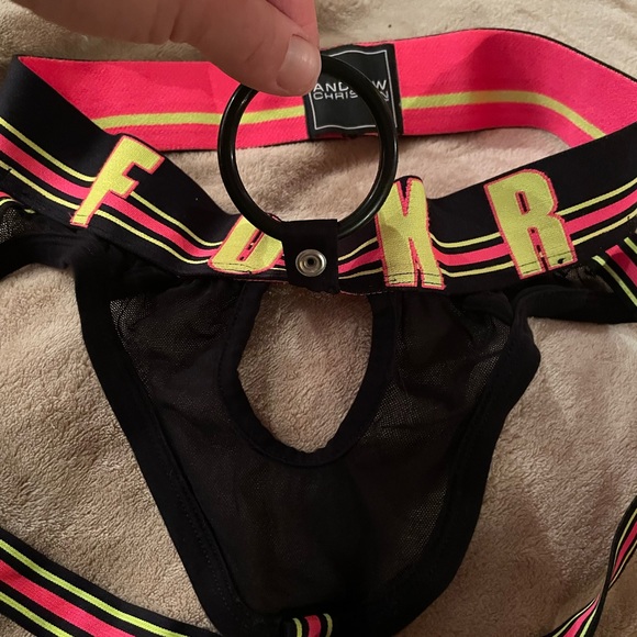 Mens SM Andrew Christian ‘Fukr’ C-Ring Jockstrap - Picture 5 of 6
